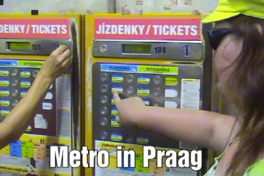 Metro in Praag (Camping Praag) 2010